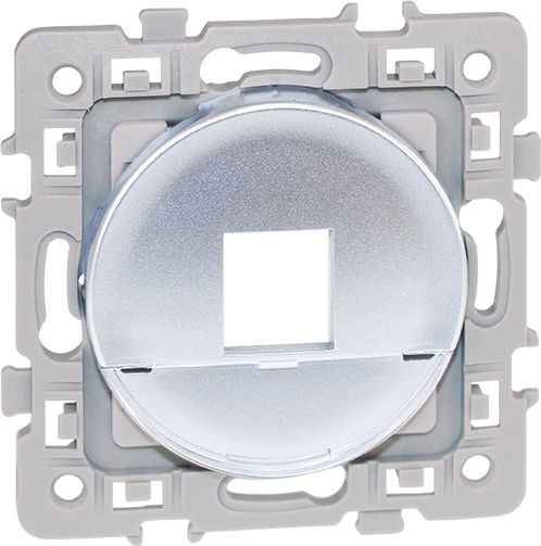 Support RJ45 Silver SQUARE