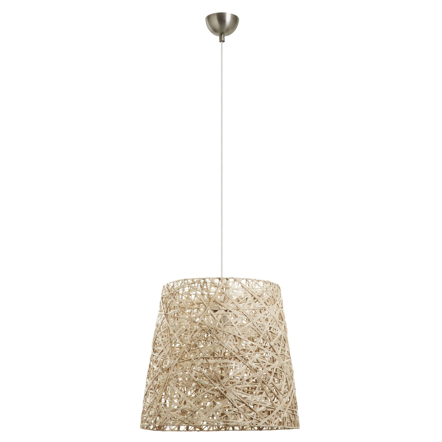 Suspension E27 fibre beige naturelle VIMET