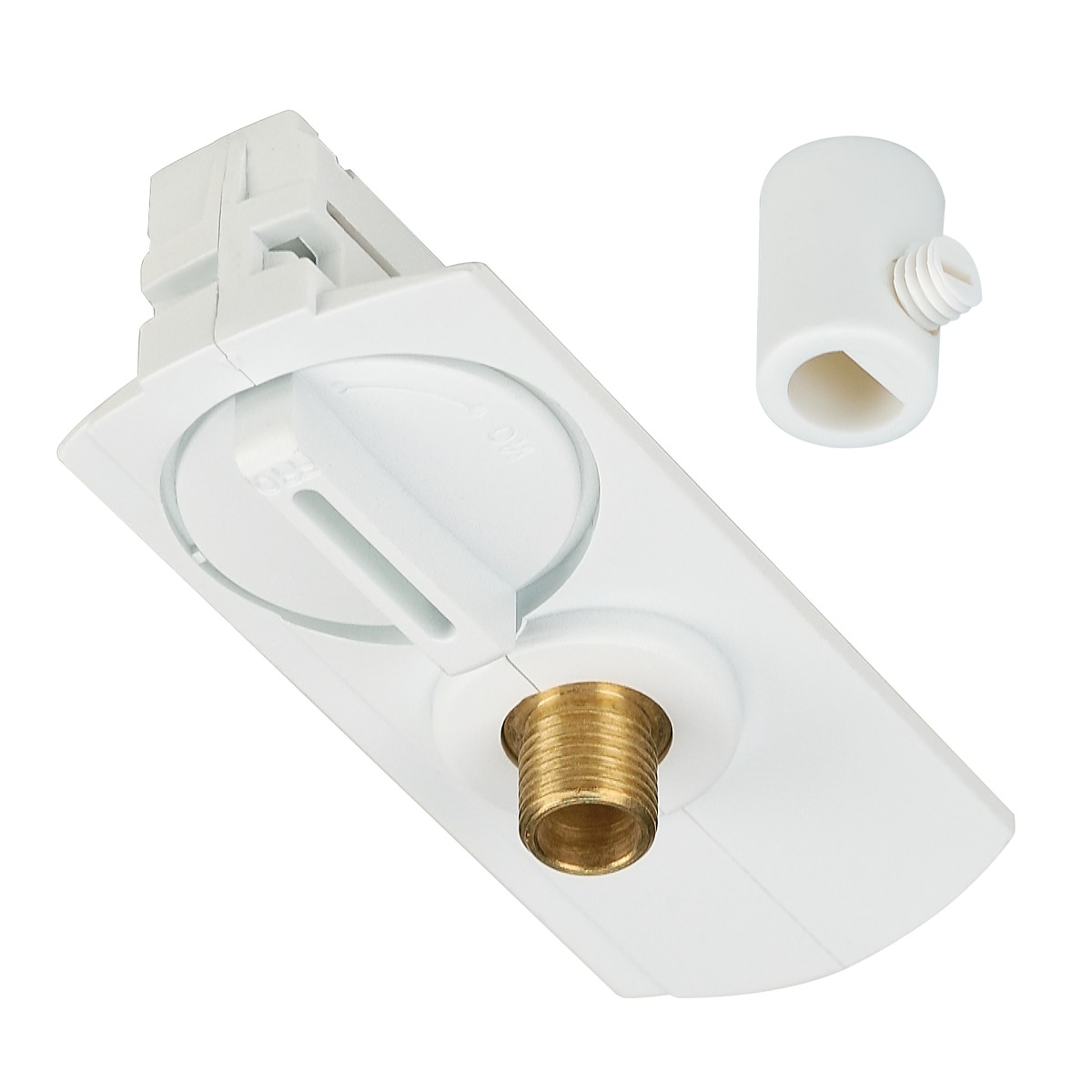 Adaptateur rail 1 allumage blanc pour suspensions