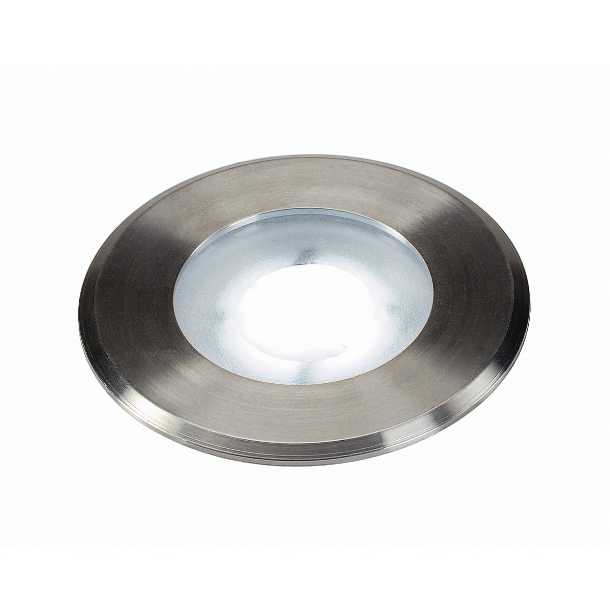 Encastré de sol LED 4,3W 5000K 150lm rond inox 304 DASAR FLAT 80