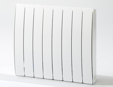 AXINO - Radiateur électrique inertie 1000W fluide blanc satiné - INTUIS