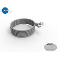 Cordon RJ45 catégorie 6 gris longueur 3m